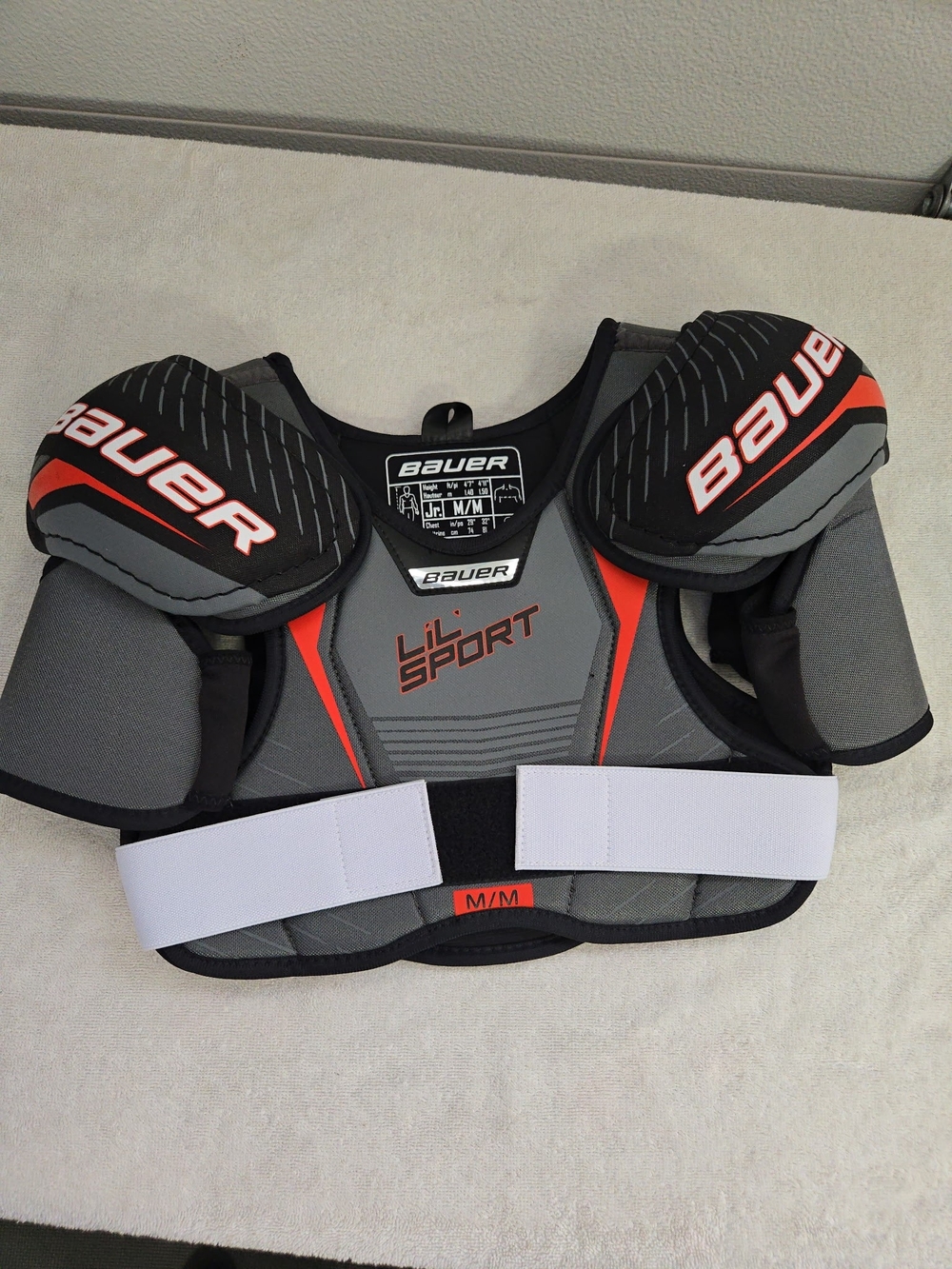 🏒Bauer Lil Sport Youth Shoulder Pads, Size Junior Medium🏒
